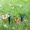 Solar Powered Artificial Flying Lawn Stakes Yard Art Ornament (Butterfly) Newly
