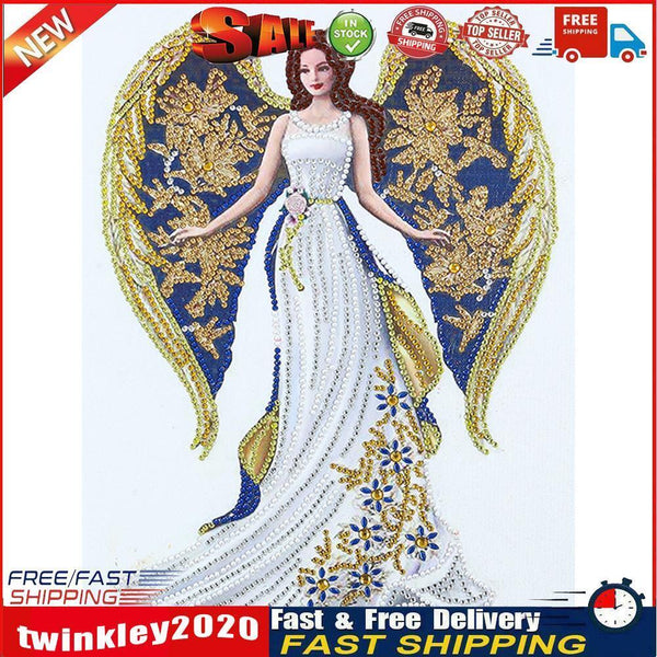 5D Girl Dream Diamond Painting Luminous Special Shape Partial Drill V048 Newly