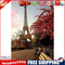 5D DIY Diamond Painting Paris Tower Path Cross Stitch Embroidery Mosaic Kit