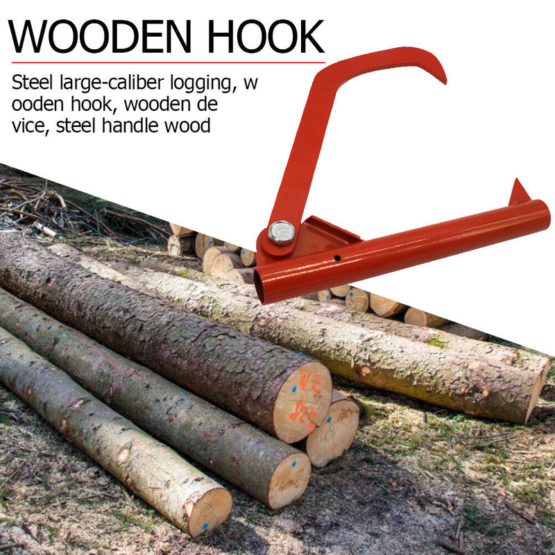 Roller Felling Lever Garden Backyard Lifter Log Peavy Rustproof Cant Hook T