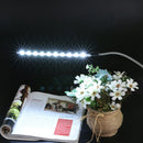 10 LED Flexible USB Laptop Desk Lamp Work Children Night Lights (Black)