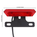 Safety Warning E-bike Rear Light Tail LED Lamp Electric Bicycle Accessories