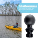 Mounting Base Pole Holder Connector for Fishing Rod Inflatable Boats (2pcs)