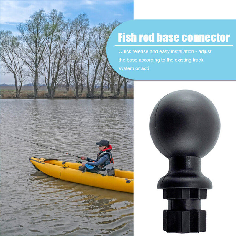 Mounting Base Pole Holder Connector for Fishing Rod Inflatable Boats (2pcs)