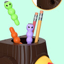 Magnetic Woodpecker Catching Worms Feeding Toys Game Set Montessori (A)