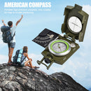 Waterproof Portable Inclinometer Compass Zinc Alloy Camping Hiking Compass