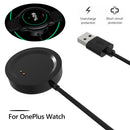 USB Cable Charging Dock for OnePlus Watch Magnetic Charger Holder (Black) Newly