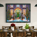 DIY Full Round Drill Diamond Painting 5D Christmas Festival Poster Kit