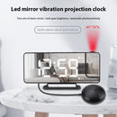 Vibrating Projection Wake Up Desktop Table Alarm Clocks with Snooze USB Ports