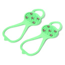 5 Teeth Spikes Crampons, Anti Slip Ice Snow Grips Walk Cleats Crampons for Sh