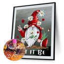 5D DIY Diamond Painting Kits Full Square Drill Let it Be Gnome Mosaic Pictu
