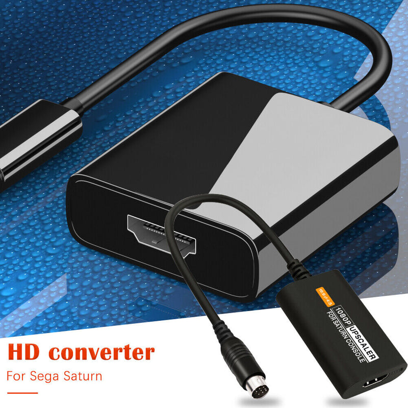 Game Console HDMI-Compatible Adapter for SEGA Saturn 1080P HDTV Converter