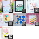 Cards Making Drawing Paper Embossing Layering Stencil Template Scrapbooking
