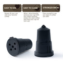 Keurig Upgraded Reusable Coffee Capsule Filter Cup Silicone Capsule Refilling