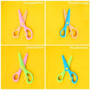 Kids Safe Child DIY Craft Plastic Scissors Paper Cut Hand Art Stationery