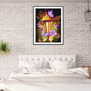 DIY Full Round Drill Diamond Painting Butterfly Mosaic Rhinestone Craft