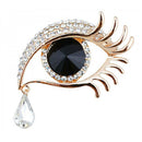 Pendant Imitation Rhinestone Pins Blue Eye Brooch Angel's Tears Pin Clip Badge
