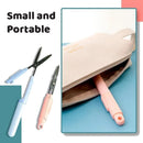 Twiggy Plastic Stationery Multifunction Pen Style Deformation Scissors Folding