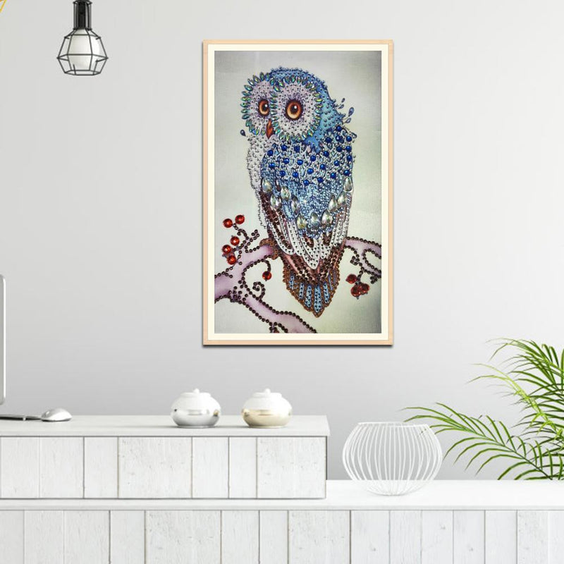 5D DIY Special Shaped Diamond Paint Bird Cross Stitch Embroidery Mosaic Kit