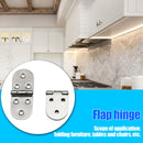 Stainless Steel Flip Hinge Cabinet Chassis Folding Bending Hinge Hardware Newly