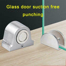 Magnetic Glass Door Stopper Steel Door Holder Furniture Hardware F9O2