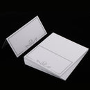 Wedding Table Place Cards White Table Numbers Cards Name Cards for Table Settin`