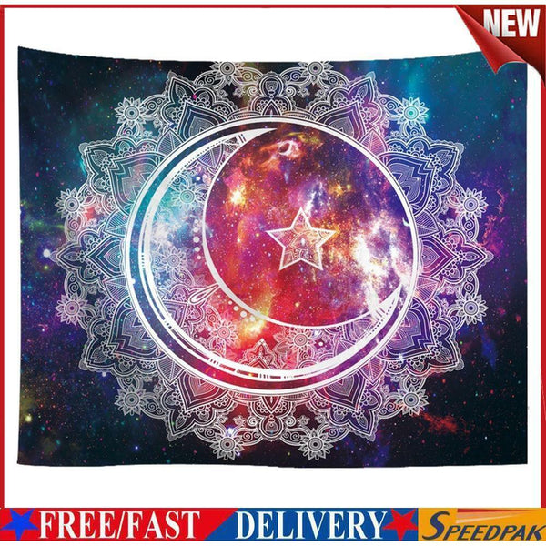 Hanging Wall Tapestry Printed Blanket Yoga Mat Home Art Decor (Style2 L) #F