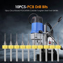 10pcs Circuit Board PCB Drill Bits Tungsten Steel Twist Drill Bits (1mm)