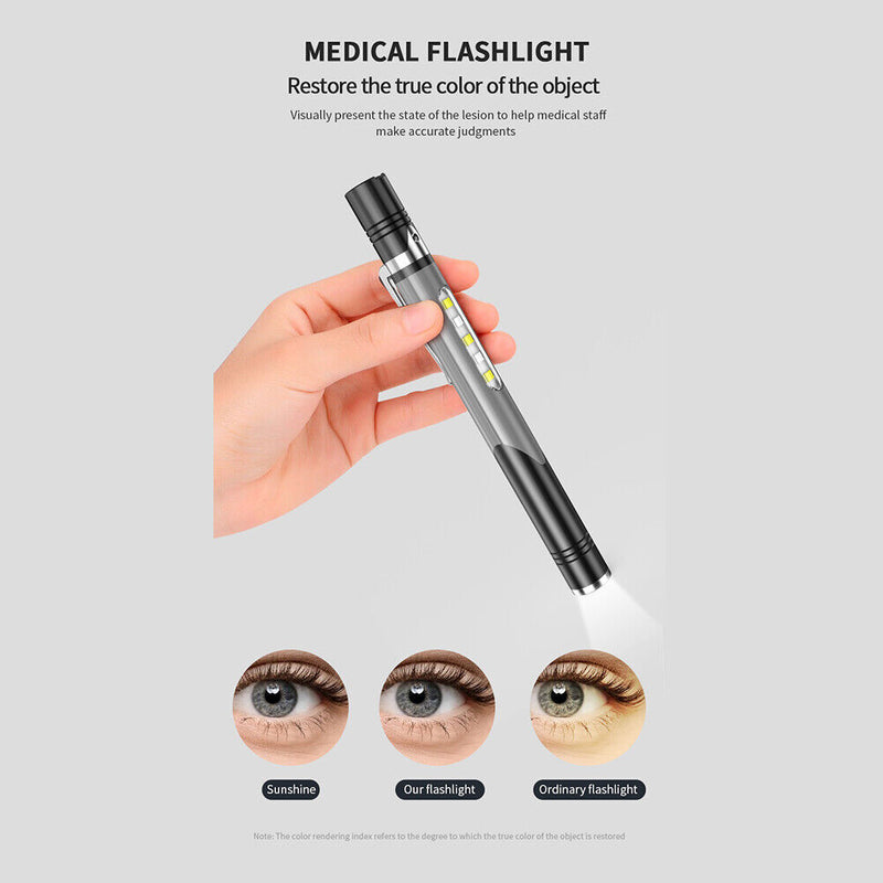 XPG LED Flashlight Portable First Aid Pen Light Torch for Doctor Nurse Diagnosis