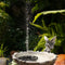 Solar Rotating Petal Fountain Pool Adjustable 3 Gear Floating Water Nozzle