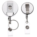 Name Card Stationery Anti-Lost Clip Lanyards Retractable Badge Holder Key Ring