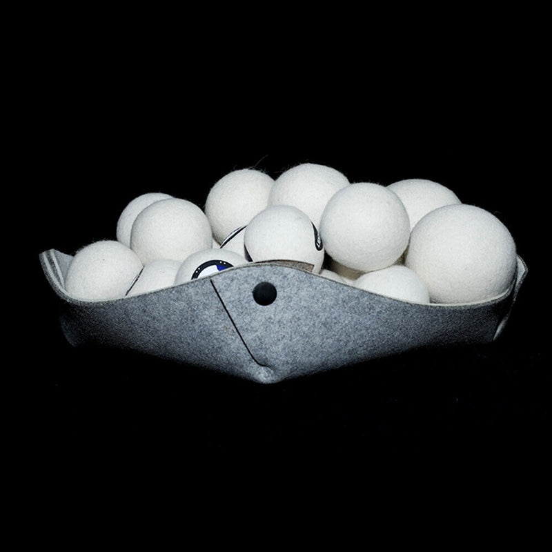 Reusable Wool Dryer Balls Softener Laundry Washing Machine Fleece Dry (3cm)