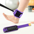 Fitness Ankle Straps D-Ring Foot Support Cuffs Sports Feet Guard (Purple) Newly