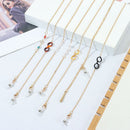 Crystal Sunglasses Lanyards Glasses Chain Necklace Strap Colorful Beads