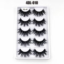 Long False Eyelashes Eye Lash Extension Full Volume Thick 4D  Faux Mink Hair