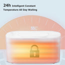 Smart Baby Wipe Warmer with Display Screen Heating Tissue Box (White) Newly
