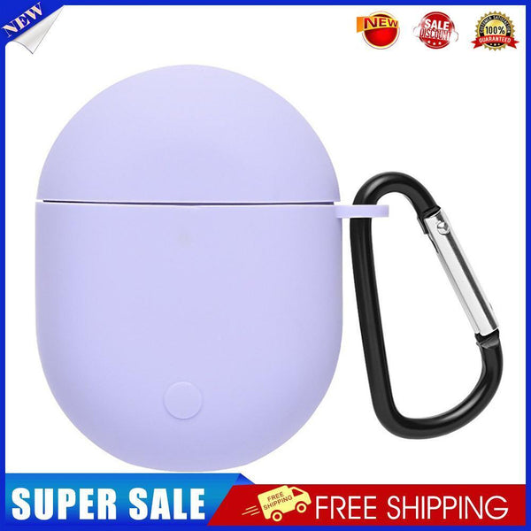 For Redmi AirDots 3 Pro Silicone Protective Case Cover w/ Keychain (Purple)