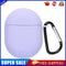 For Redmi AirDots 3 Pro Silicone Protective Case Cover w/ Keychain (Purple)