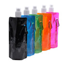 Portable Folding Water Bottle Water Bag Outdoor Sport Supplies (Orange)