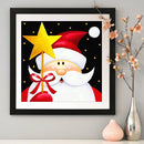 5D DIY Full Drill Diamond Painting Santa Claus Cross Stitch for Xmas Decorations