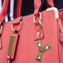 DIY Key Chain Diamond Painting Letters Women Bag Keyring Pendant Gift (Y) Newly