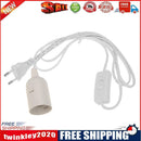 E27 Lamp Bases with Switch Wire for Pendant Bulb Hang Light (Lamp Holder-C)