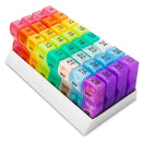 Dispenser Container Monthly Pill Organizer Tablet Holder Pill Case Pill Box