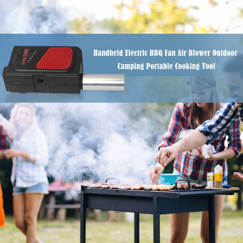 BBQ Fan Air Blower Handheld Electric Convient Barbecue Picnic Cooking Tools