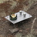 Aluminum Alloy Barbecue Grill Outdoor Camping Picnic Cooking Mini Desk Tools