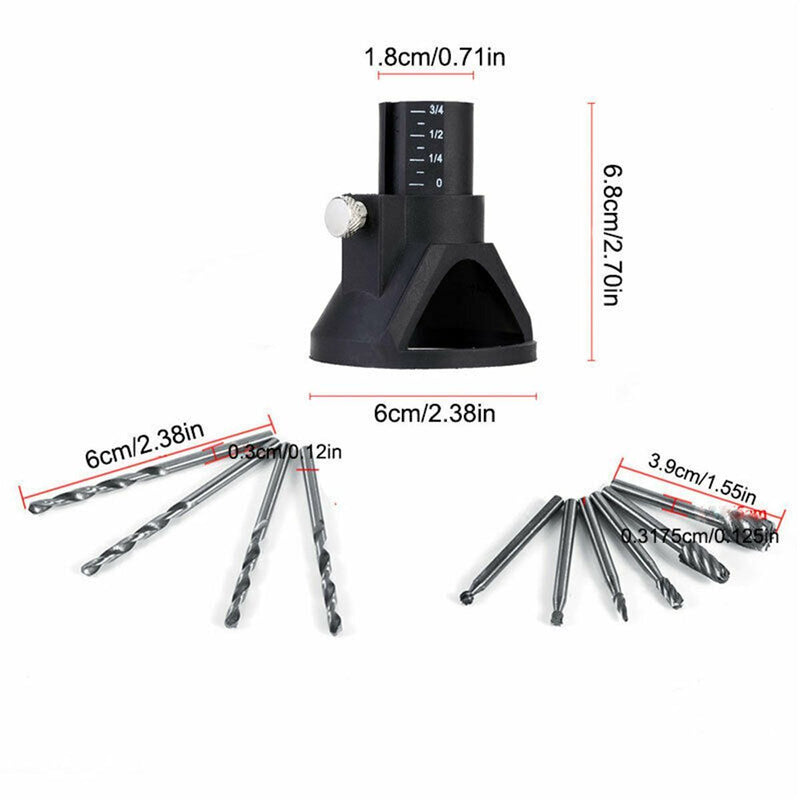 Drill Bits File Milling Set Drill Bit Kit Grinder Accessories For Dremel Rotary