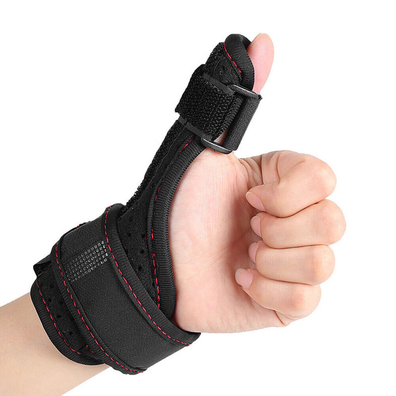 Thumb Splint Stabilizer with Wrist Support Carpal Adjustable Brace (Black) Newly