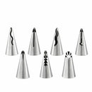 Pastry Tips Cupcake Baking Mold Icing Piping Nozzles Stainless Steel Russian
