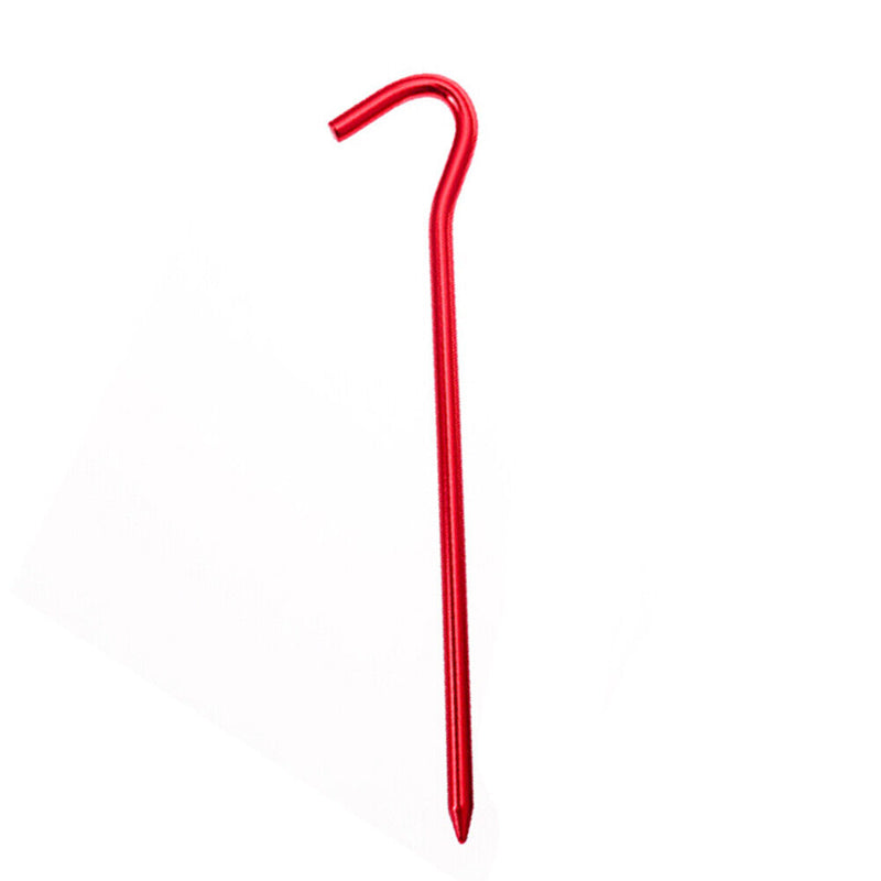 6pcs Outdoor Camping Tent Stakes Aluminium Pegs Ground Fixing Nail Accessories