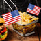 100pcs American Toothpick Flag - Vivid Bright Double-sided Printing Banner Decor
